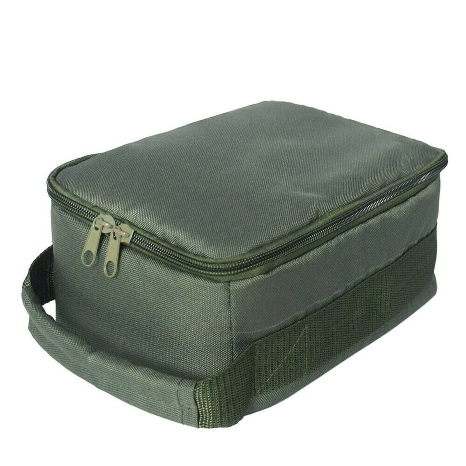 Portable Fishing Reel Storage Bag - Waterproof Fly Lure Line Tackle Organizer with Zipper for Freshwater & Saltwater Fishing Trips