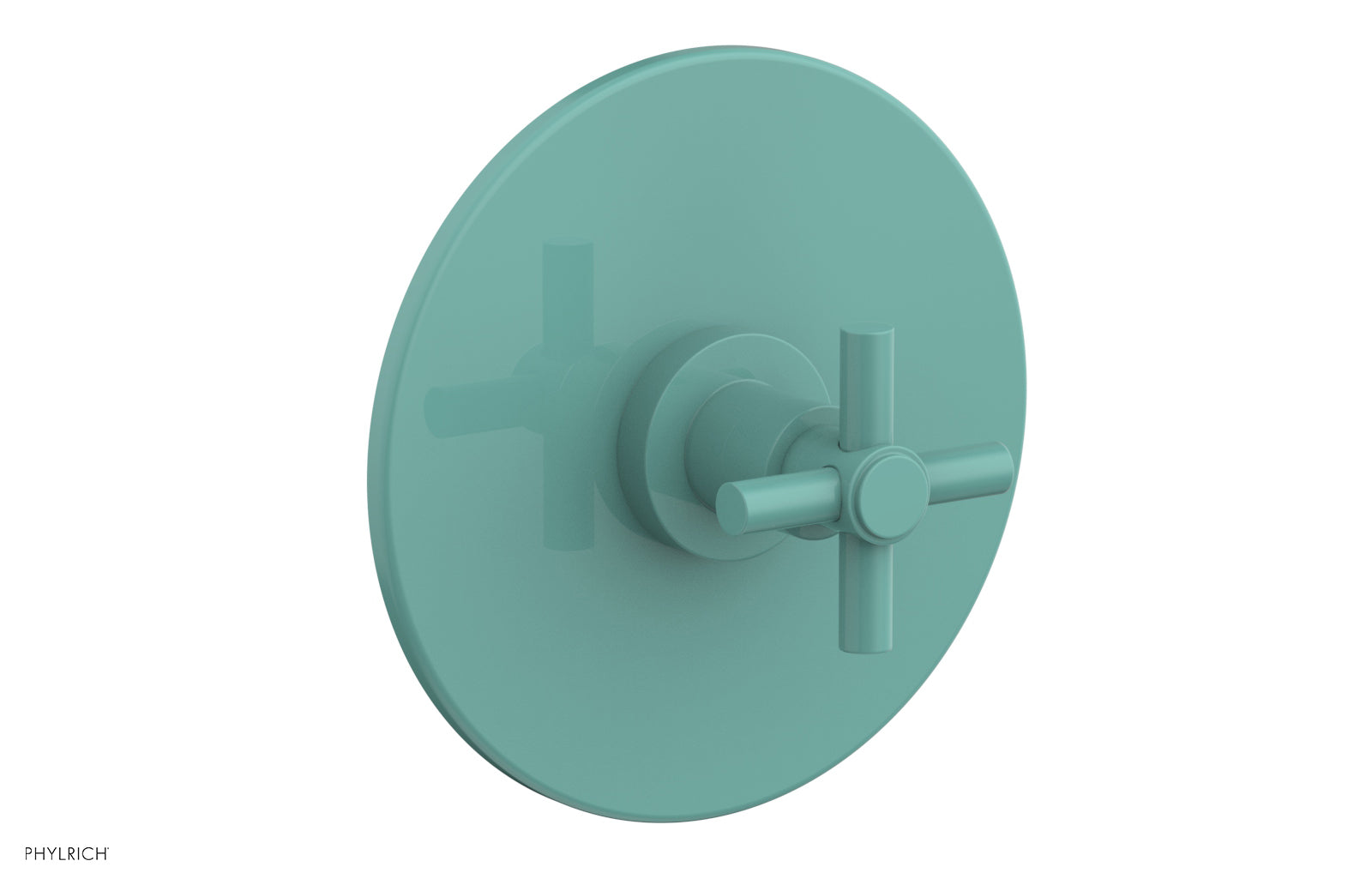 BASIC 1/2 Thermostatic Shower Trim with Tubular Cross Handle DTH134 - Perfect for Bathroom Renovation & Modern Shower Systems