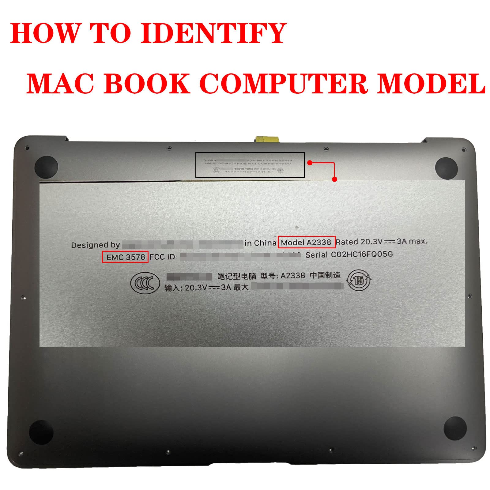 Original: Screen Replacement for MacBook Air 13.3