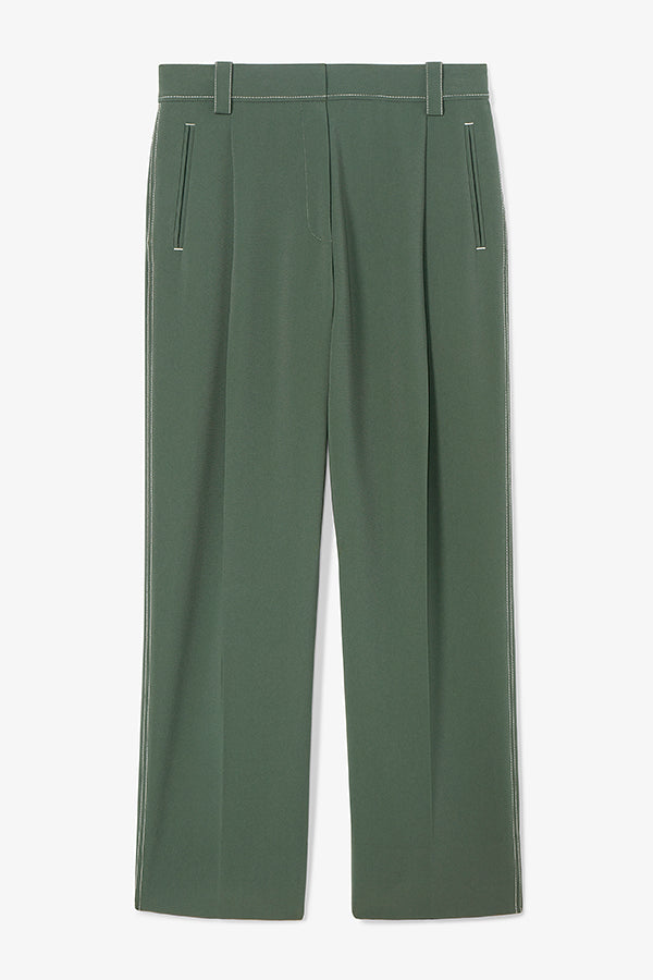 Arlo Breeze Pant - Everyday Crepe Pants for Women in Dusty Pine | Comfortable Casual Wear for Work, Travel & Relaxation