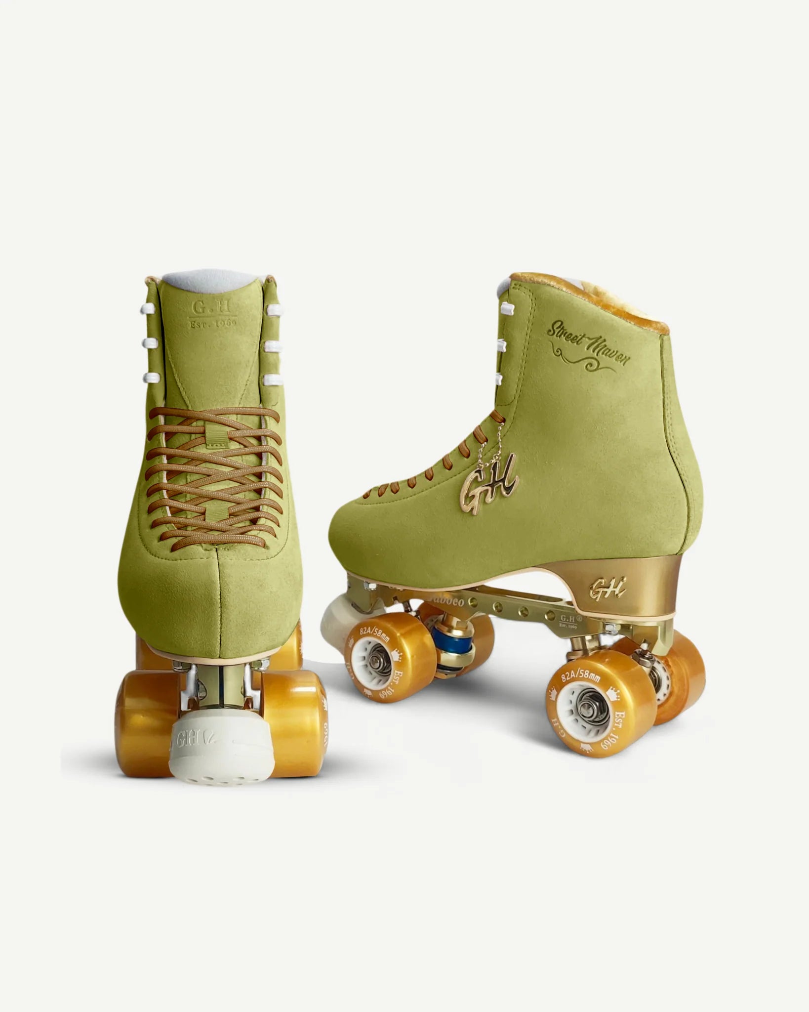 GH Street Maven Quad Roller Skates with/without Air Vents - Premium Outdoor & Indoor Skates for Adults, Street Skating, Fitness & Rink Fun