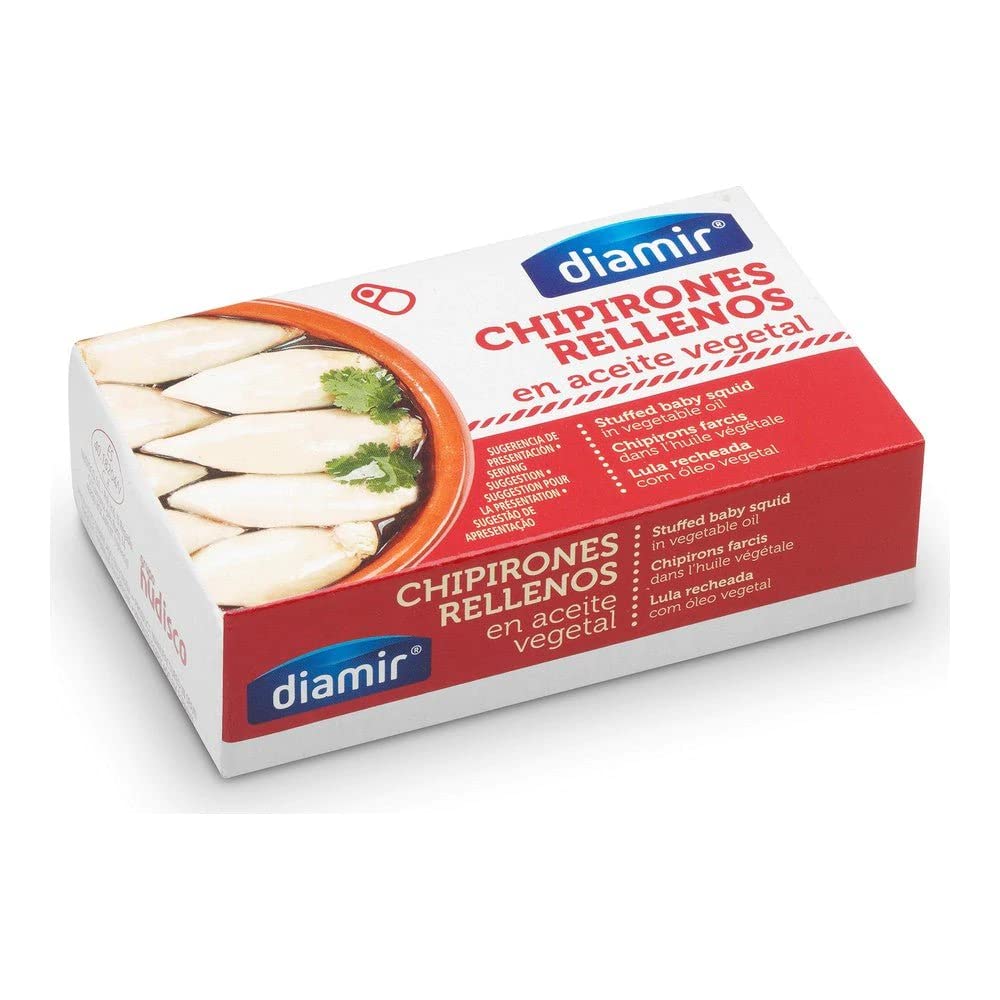 Premium Cuttlefish in Olive Oil - Chipirones Delicacy for Tapas, Salads & Gourmet Cooking | Authentic Spanish Seafood Snack