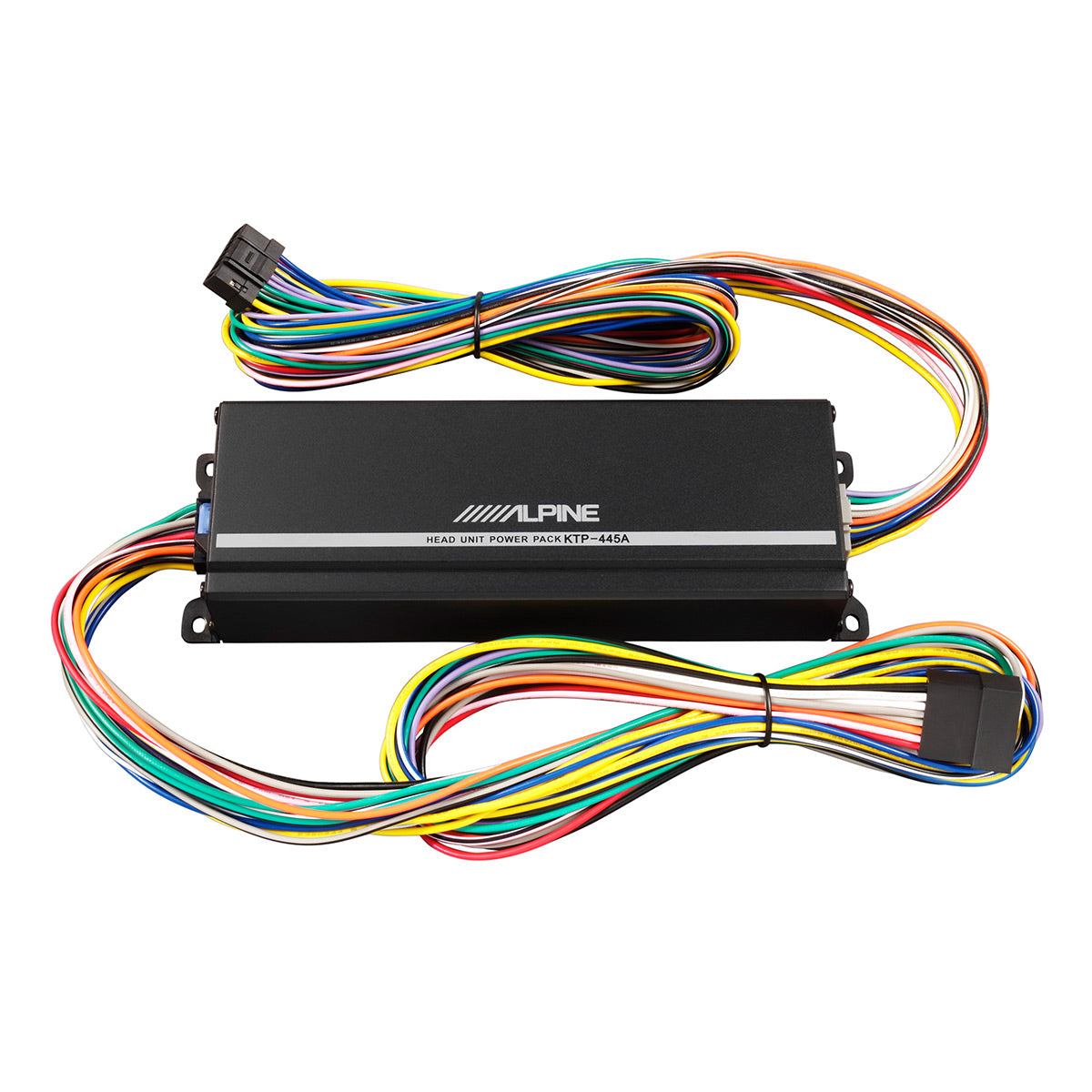 Alpine KTP 445A 4-Channel 45W Car Audio Amplifier - Upgrade Your Car Stereo System for Clearer Sound | Perfect for Road Trips & Daily Commutes