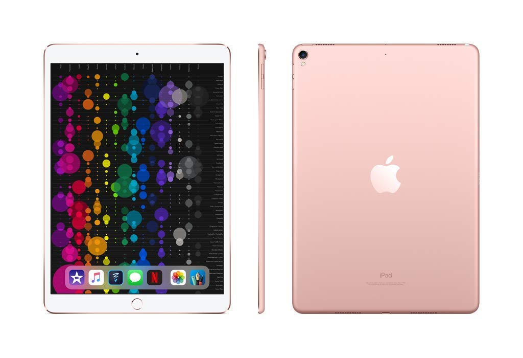 Apple iPad Pro 10.5-inch 512GB WiFi (2017 Model) - Rose Gold Refurbished | Portable Tablet for Work, Study & Entertainment