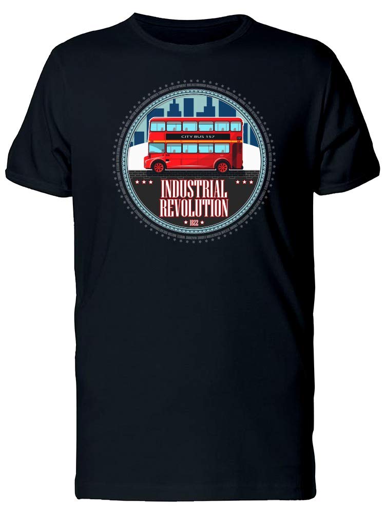 Double Deck Red Bus Graphic T-Shirt for Men - Casual Streetwear & Travel Inspired Fashion