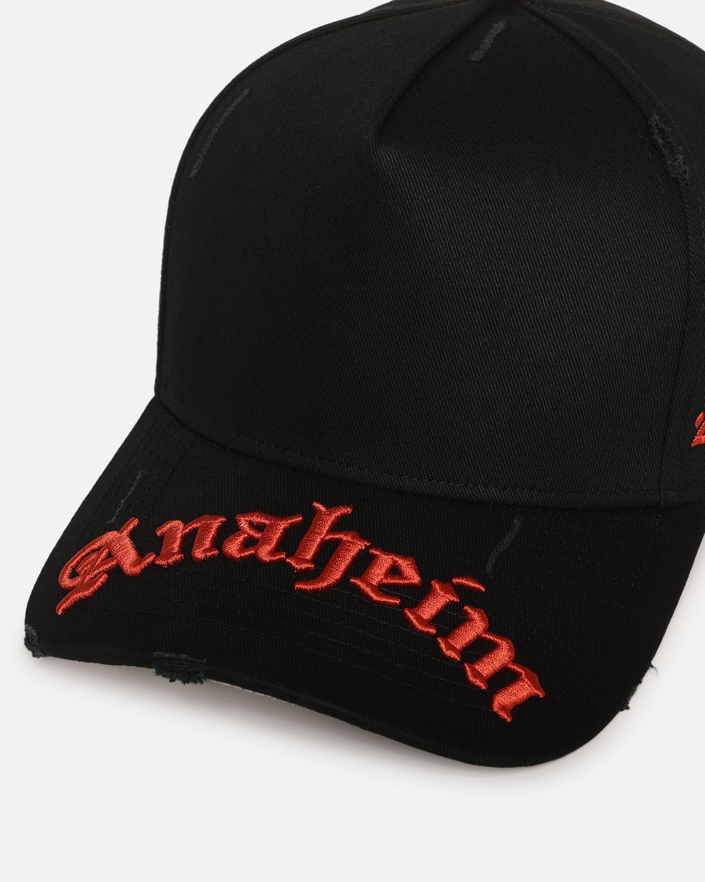 47 Brand Anaheim Ducks 'Destruct Gothic Visor' 47 Offside Strapback Snapback Hat - Black/Black Adjustable Baseball Cap for Men & Women - Perfect for Hockey Games, Sports Events & Casual Wear