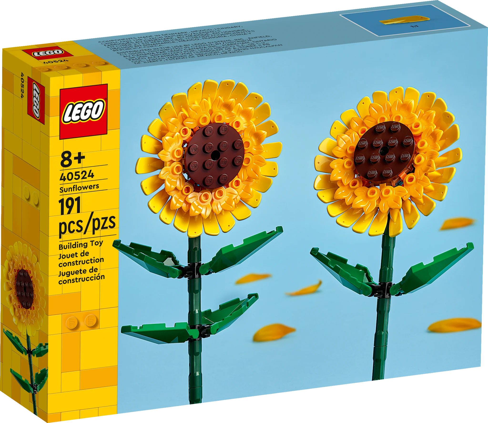 LEGO® Icons: Sunflowers Building Kit – Creative DIY Flower Set for Home Decor & Gifts | Perfect for Adults, Kids & LEGO® Fans | Decorate Living Room, Office & Party Events
