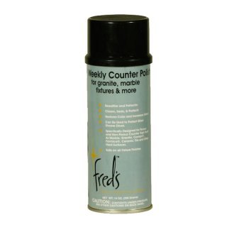 Fred's Weekly Counter Polish - Premium Stainless Steel Cleaner & Protector for Kitchen & Bathroom Surfaces | Perfect for Daily Shine & Long-Lasting Protection