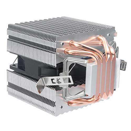 High Performance Aluminum LED CPU Cooler with Heat Sink - Compatible with Intel LGA 1156/1155/1150/775 & AMD - Perfect for Gaming PCs and Workstation Builds