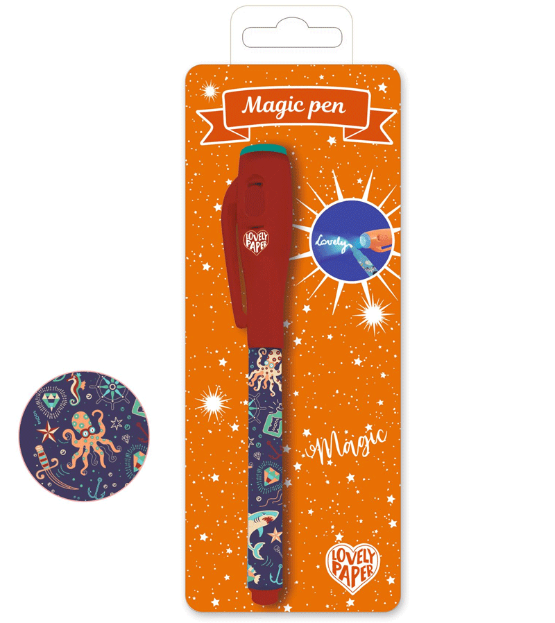 Djeco Steve Magic Pen - Premium Quality Drawing & Writing Pen for Kids - Perfect for Art Projects, Schoolwork & Creative Play