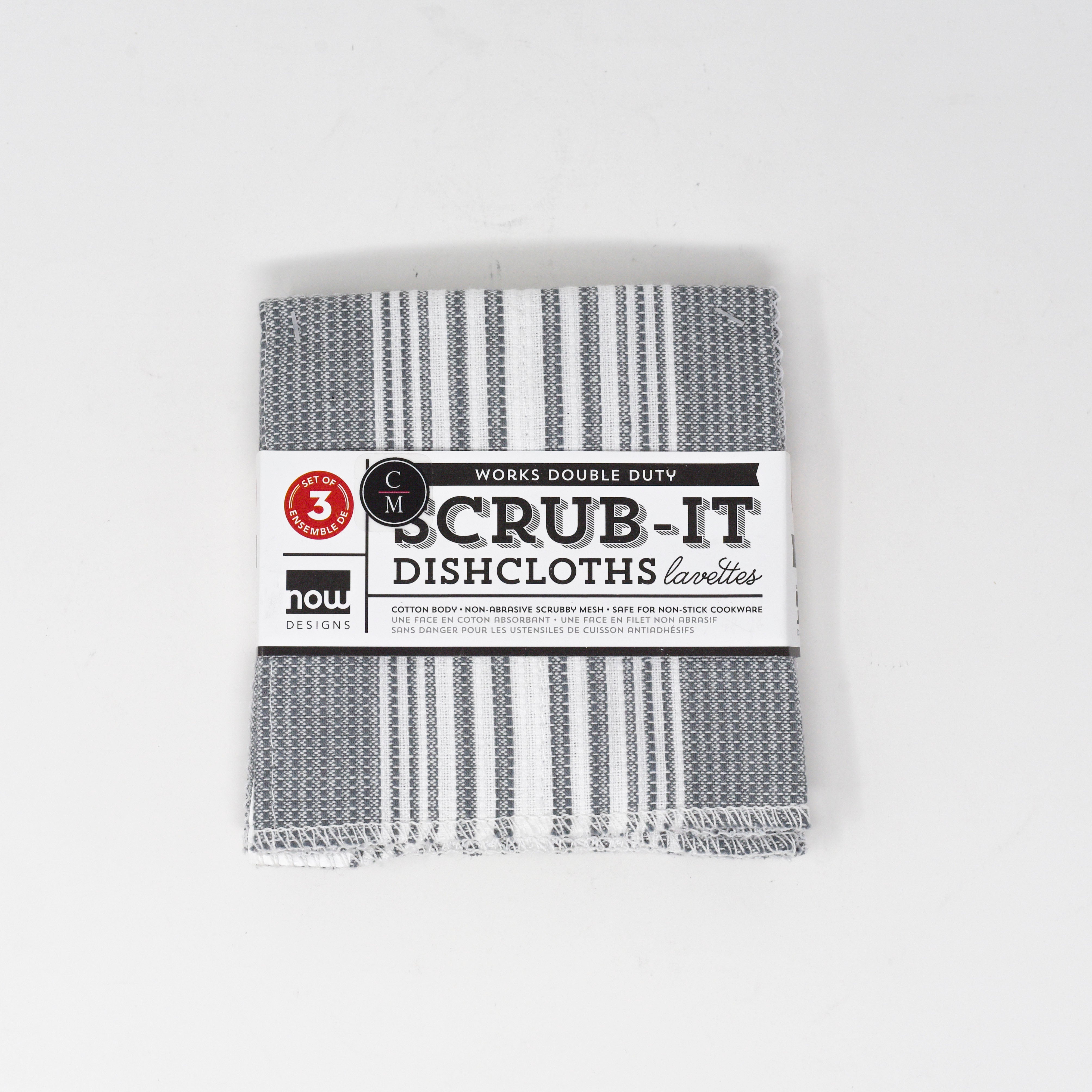 Scrubit Dish Cloth - Premium Microfiber Cleaning Cloth for Kitchen, Dishes & Glassware | Ultra Absorbent, Reusable & Lint-Free | Perfect for Washing Dishes, Cleaning Countertops & Polishing Glass