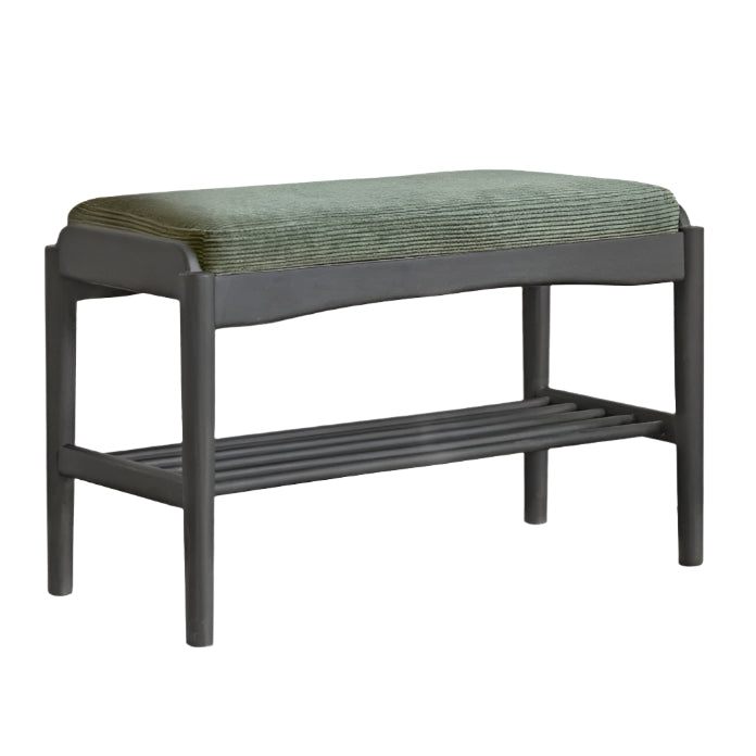 Solid Oak Wood Shoe Bench - Durable Entryway Shoe Storage & Seating for Home, Mudroom, or Bedroom - Perfect for Organizing Shoes & Putting On/Taking Off Footwear
