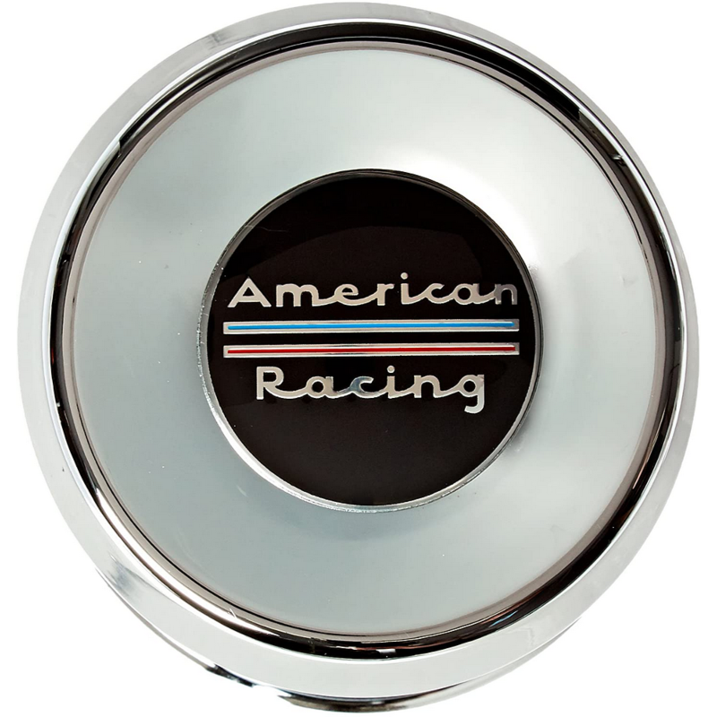 American Racing AR CAP 4.25 Inch Chrome Push Thru Wheel Center Cap - Premium Replacement for Muscle Cars & Classic Vehicles - Perfect for Car Shows, Restoration Projects & Custom Builds