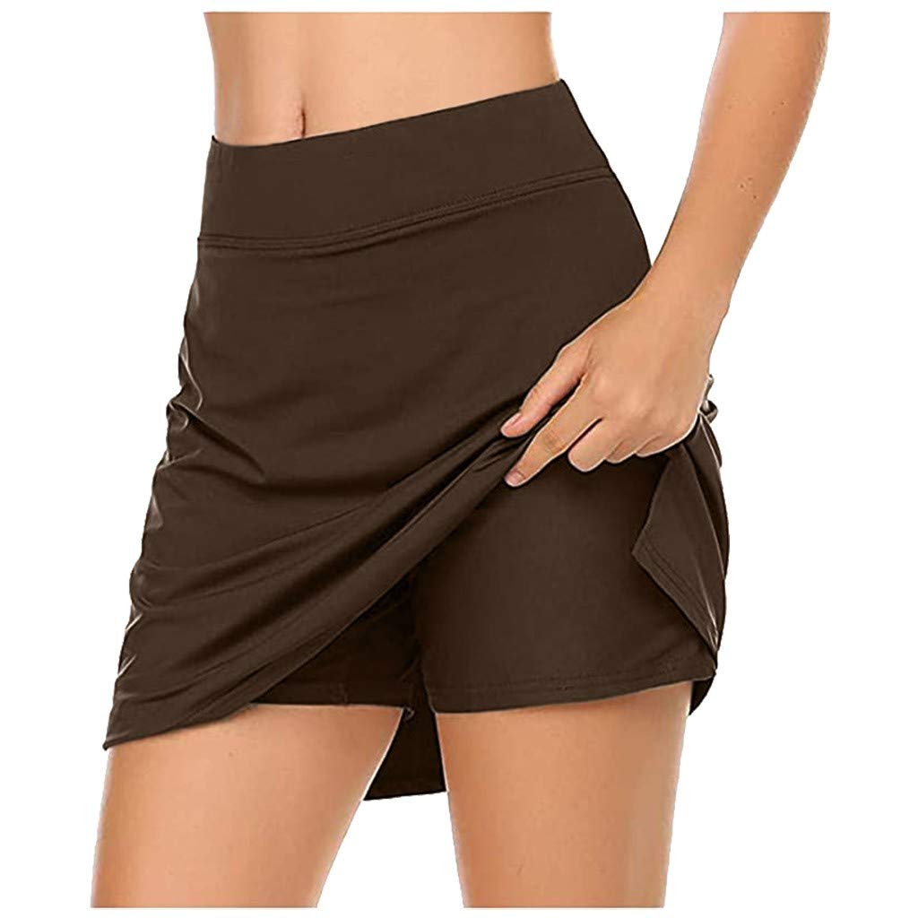 Performance Golf & Tennis Skort for Women - Lightweight Active Running Skirt with Built-in Shorts | Perfect for Golf, Tennis, Running & Gym Workouts