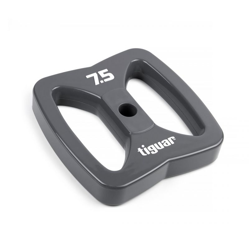 Tiguar 7.5kg (16.5lb) Weight Plates - Premium Butterfly Design for Home Gym & Cross Training - Perfect for Strength Training, Weightlifting & Fitness Workouts