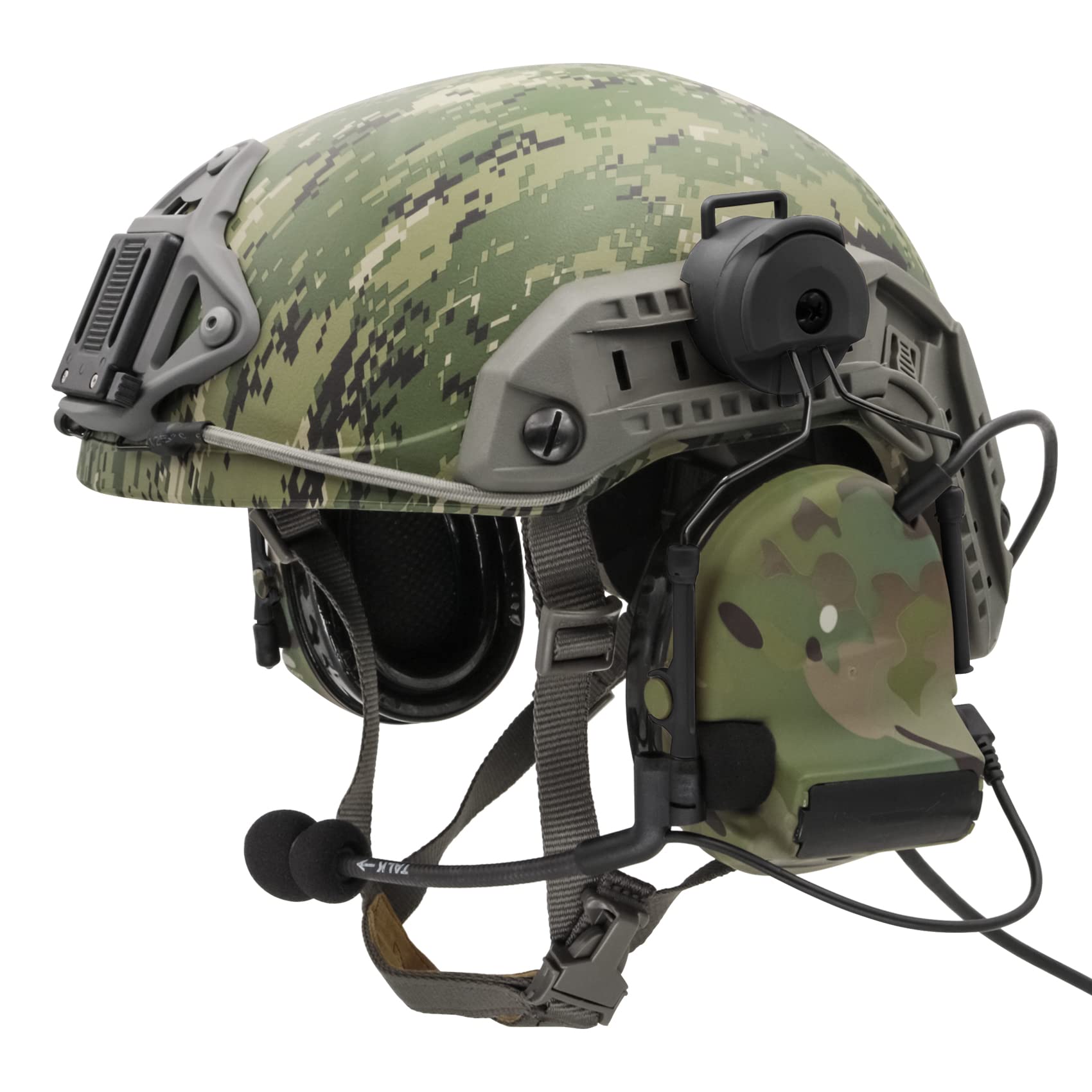 COMTA 2 Tactical Headset with U94 PTT 2pin Connector - Noise Cancelling Military Headphones for Airsoft, Hunting & Shooting | Combat Training & Outdoor Adventure Gear