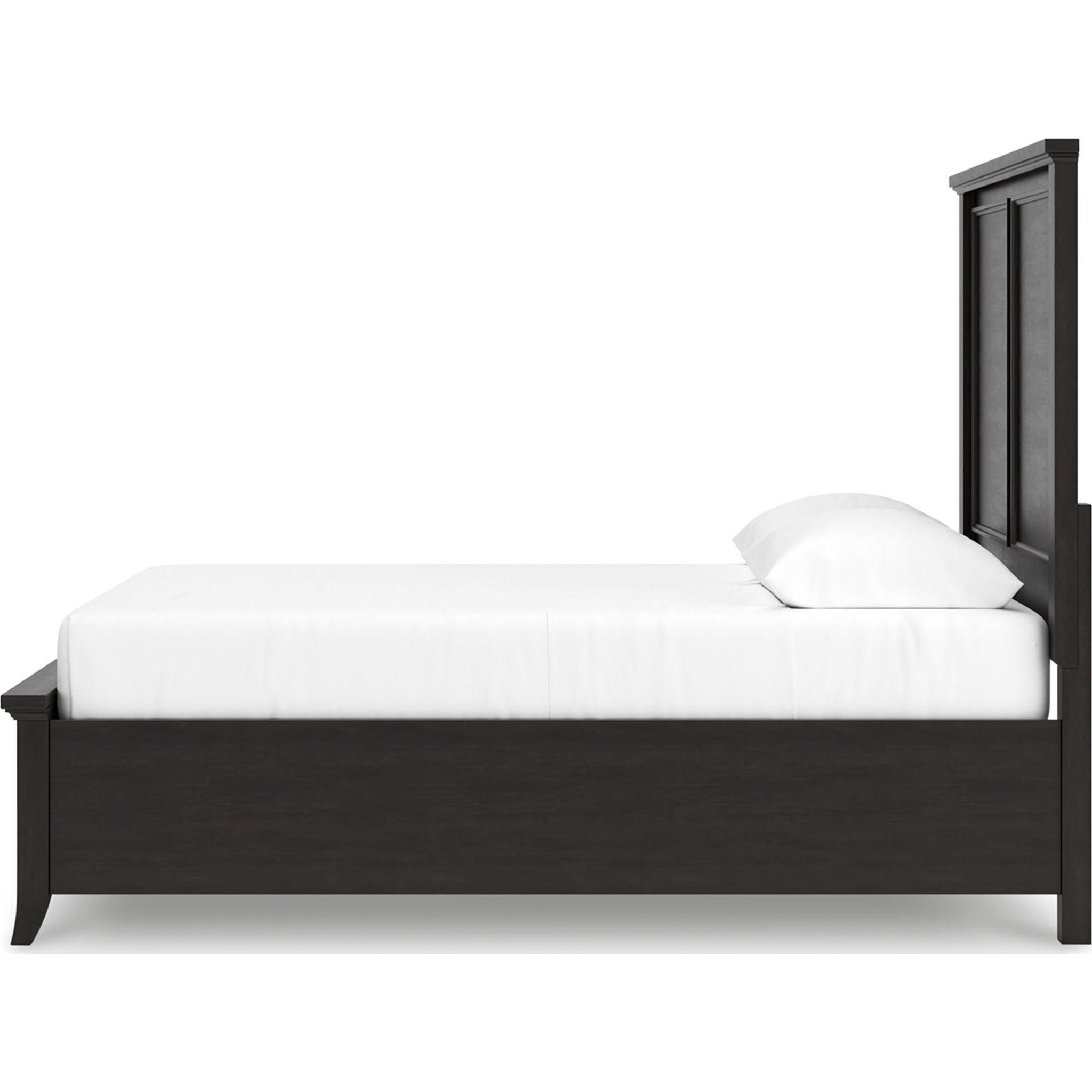 Bambori Exclusive Sleigh Storage Bed - King Size Platform Bed Frame with Underbed Drawers for Master Bedroom, Guest Room & Small Space Saving Solutions