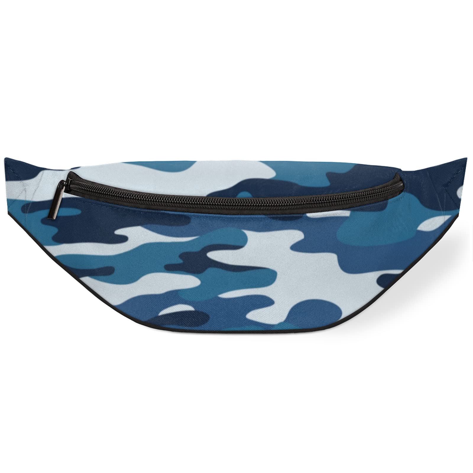 **Men's Camo Fanny Pack - Women's Crossbody Waist Bag with Adjustable Strap, Waterproof & Durable for Travel, Running, Hiking & Outdoor Activities**