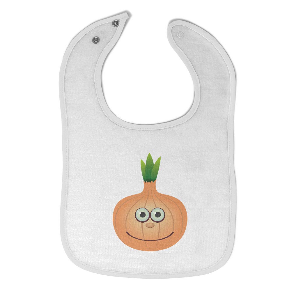 Custom Baby Bibs & Burp Cloths Set - Soft Cotton Onion Cartoon Design for Newborns, Infants, Boys & Girls - Perfect for Feeding, Drooling & Messy Playtime