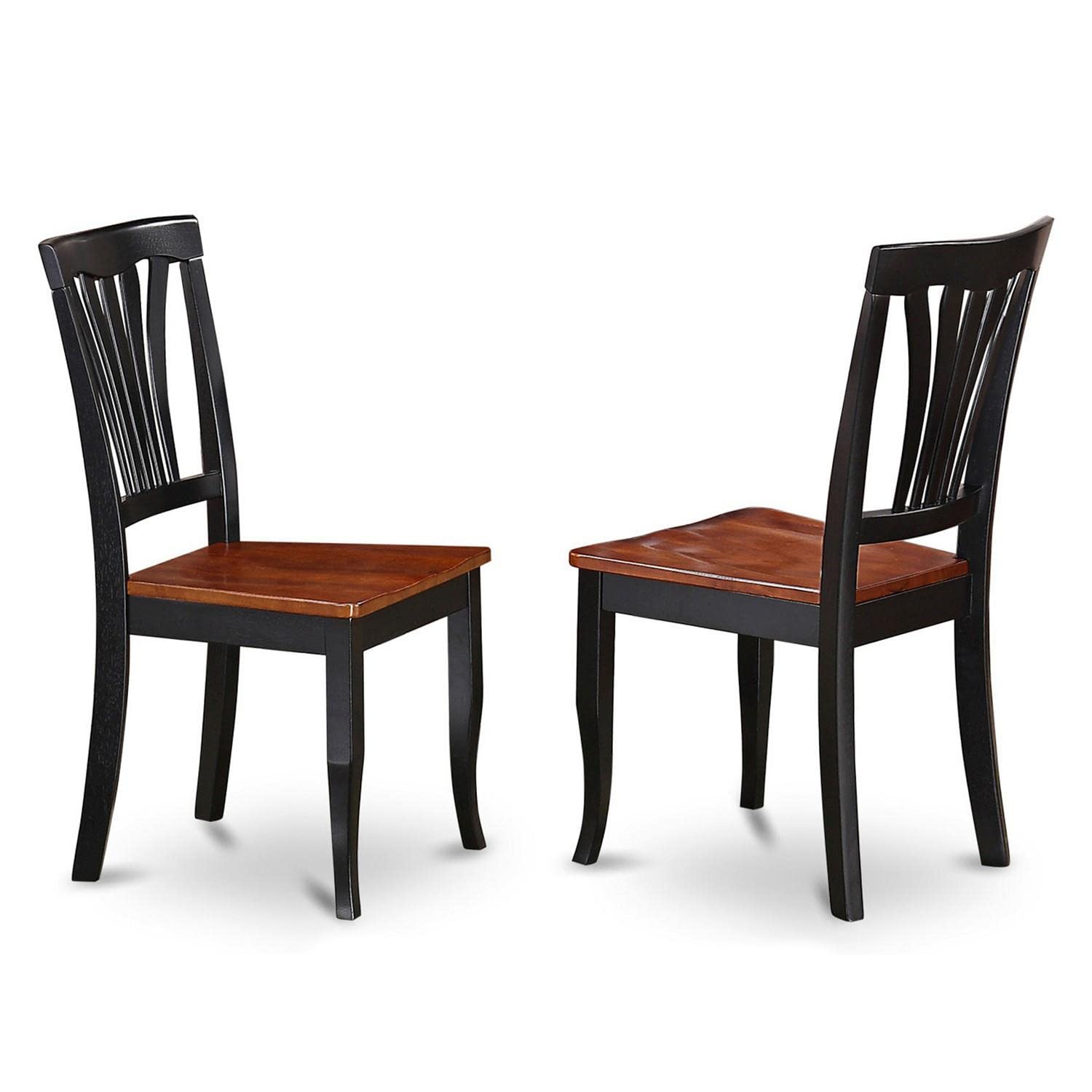 East West Furniture SUAV3-BCH-W 3-Piece Round Dining Table Set with Drop Leaf & Storage Shelves - 42x42 Inch Black & Cherry Finish - Perfect for Small Kitchens, Breakfast Nooks & Compact Dining Spaces