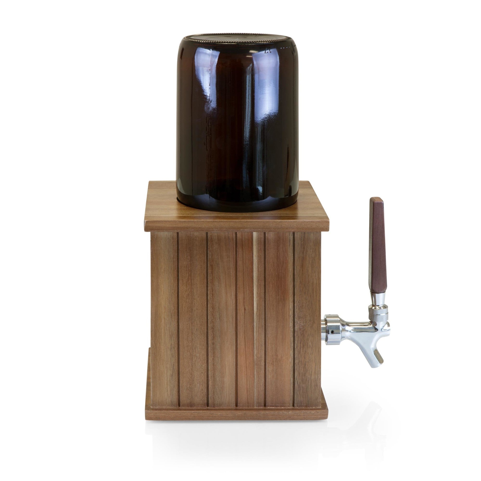 64 oz Glass Growler with Tap - Stainless Steel Beer Growler Kit for Homebrewing, Craft Beer & Party Use - Perfect for Home Brewers, Bars & Outdoor Events