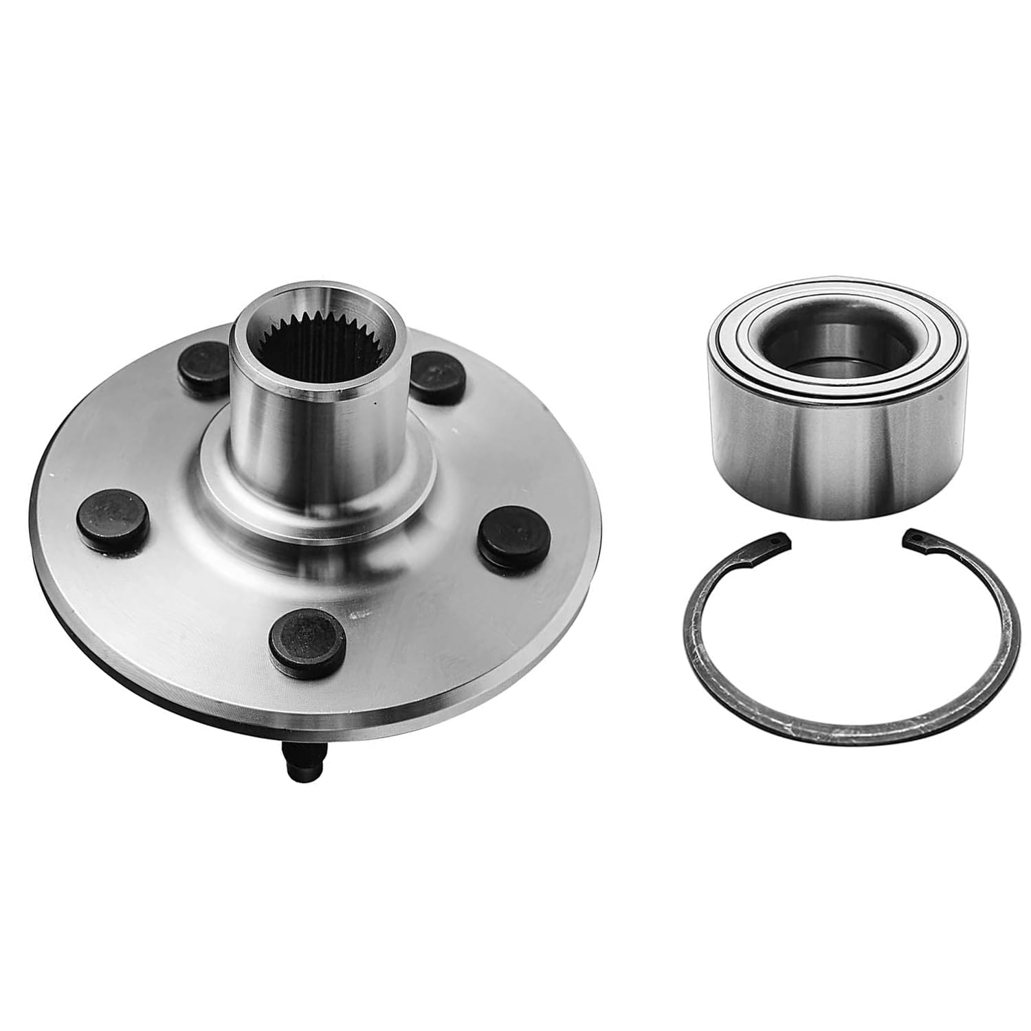Detroit Axle - 4 Wheel Bearing Hub Kit for 2002-2005 Ford Explorer, Mercury Mountaineer, Lincoln Aviator - Front & Rear Replacement - Perfect for Off-Roading, Towing & Daily Driving