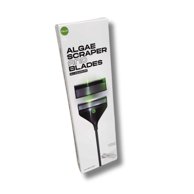 Premium Algae Scraper with Replacement Blades - Efficient Aquarium Glass Cleaner for Fish Tanks, Ponds & Home Aquariums