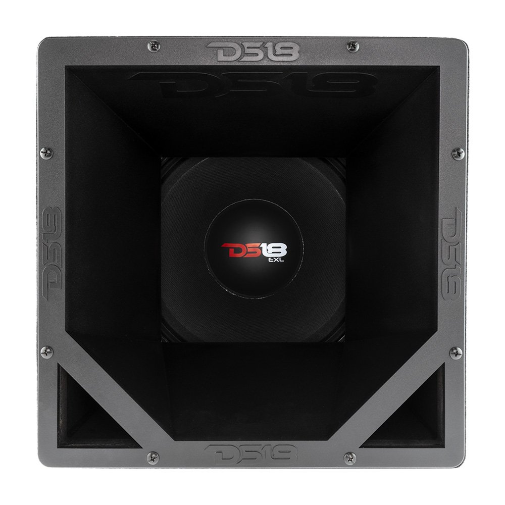 DS18 Audio PRO Cube 10-in Stackable 12x12x12 Speaker Box with Diffuser & PRO-EXL108 Subwoofer - High Performance Sound System for Car Audio, Home Theater, and Live Events - PROCUBE10
