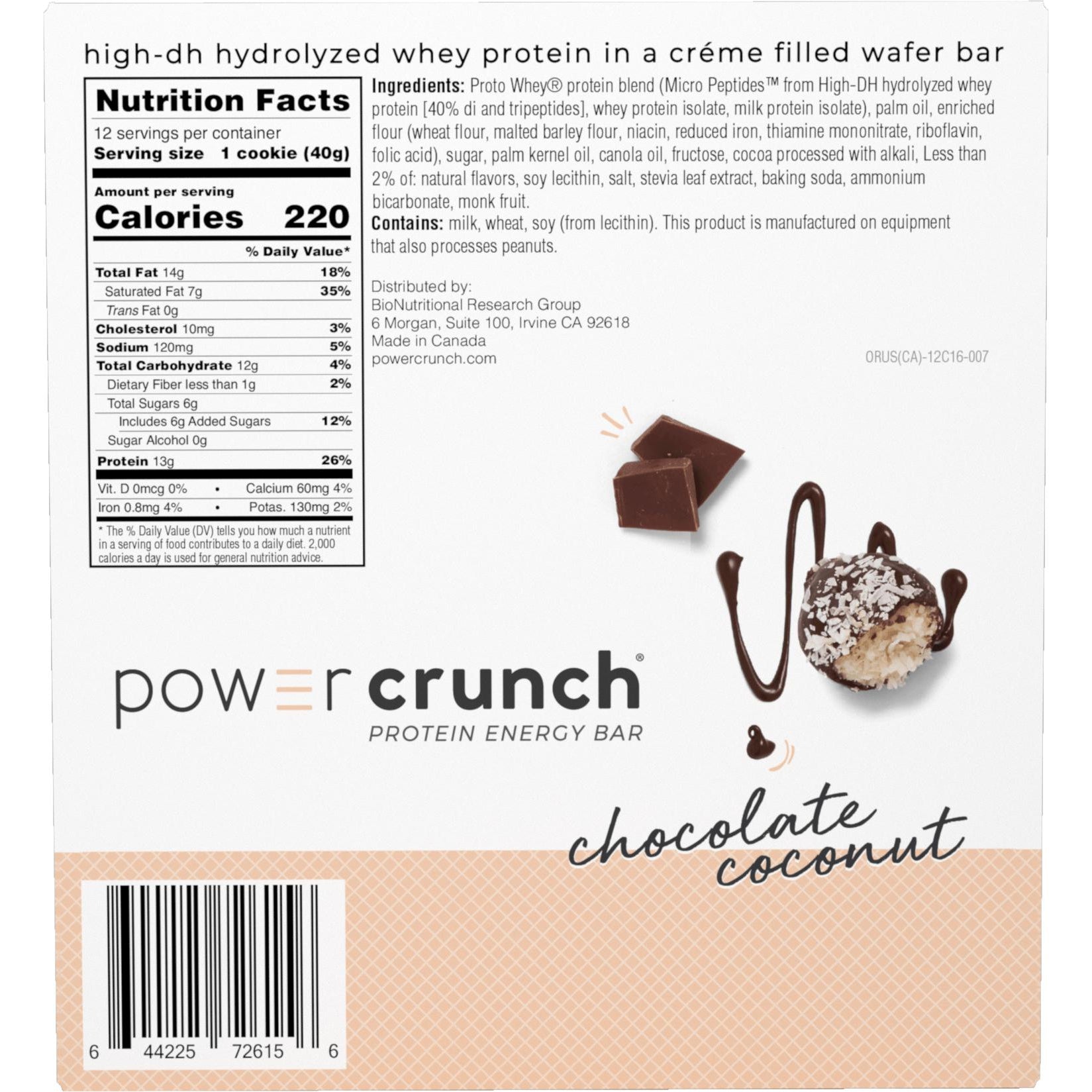 Power Crunch Protein Bars - High Protein, Low Carb, Keto-Friendly Snacks for Energy & Muscle Recovery - Perfect for Gym, Workouts, and On-the-Go Nutrition