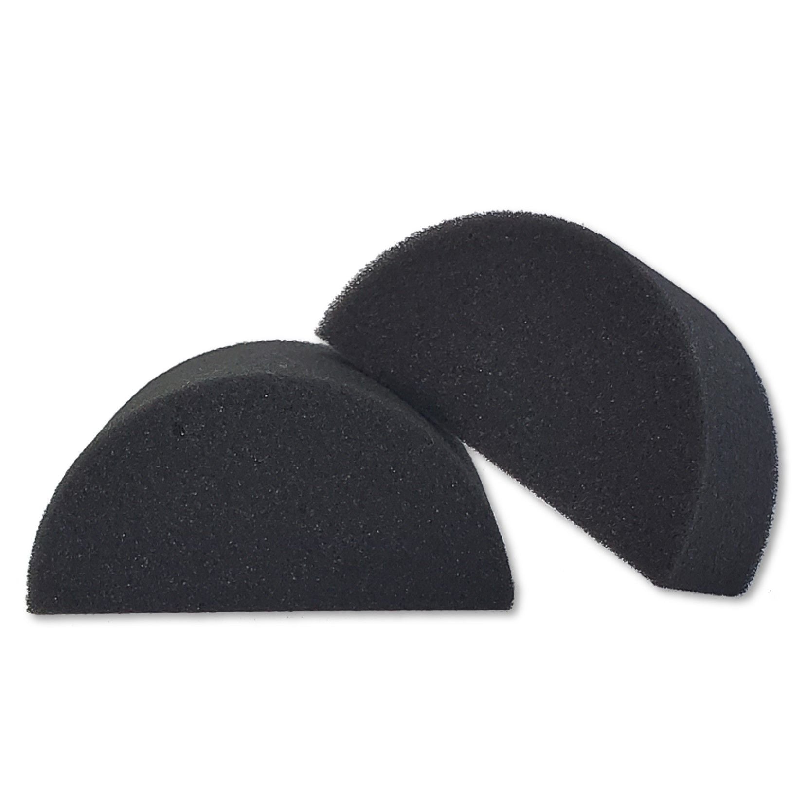 PAQ. Half Moon Sponge for Cleaning & Makeup Removal (2-Pack) - Perfect for Bathroom, Kitchen & Beauty Routine