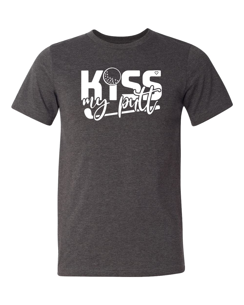 Funny Golf Shirt 'Kiss My Putt' - Premium Cotton Golf Lover Tee - Perfect Gift for Golfers - Men's & Women's Golf Apparel - Ideal for Mini Golf, Driving Range & Casual Wear