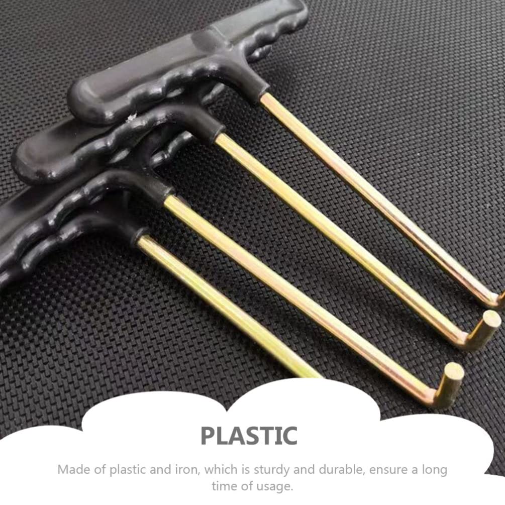 Gatuida 5-Pack Durable T-Shaped Shoelace Pullers for Skates & Shoes - Quick Lace Tightening Tool for Roller Skates, Sneakers & Athletic Shoes - Perfect for Hockey, Figure Skating & Running Accessories