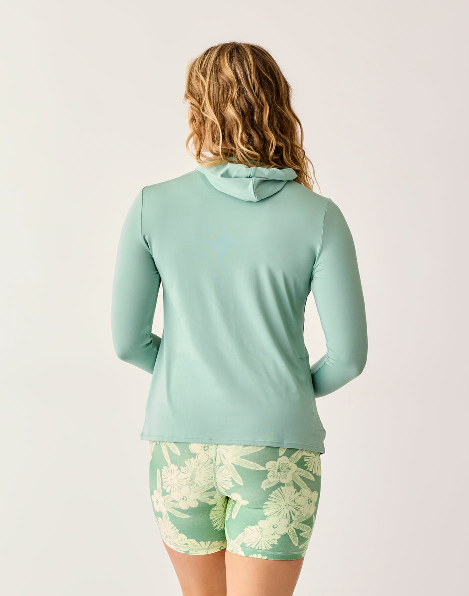 Alani Sunshirt: Haze - UPF 50+ Sun Protection Rash Guard for Men & Women - Perfect for Beach, Surfing, Swimming & Outdoor Activities