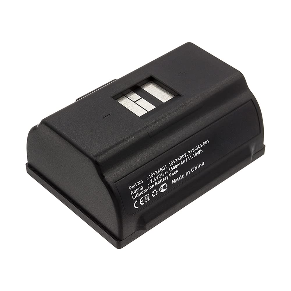 Synergy Digital Printer Battery - High Capacity 1500mAh Li-ion 7.4V Replacement for Intermec 1013AB01 | Compatible with Intermec PD41/CN3/CN4 Printers | Perfect for Warehouse, Retail & Logistics Barcode Scanning