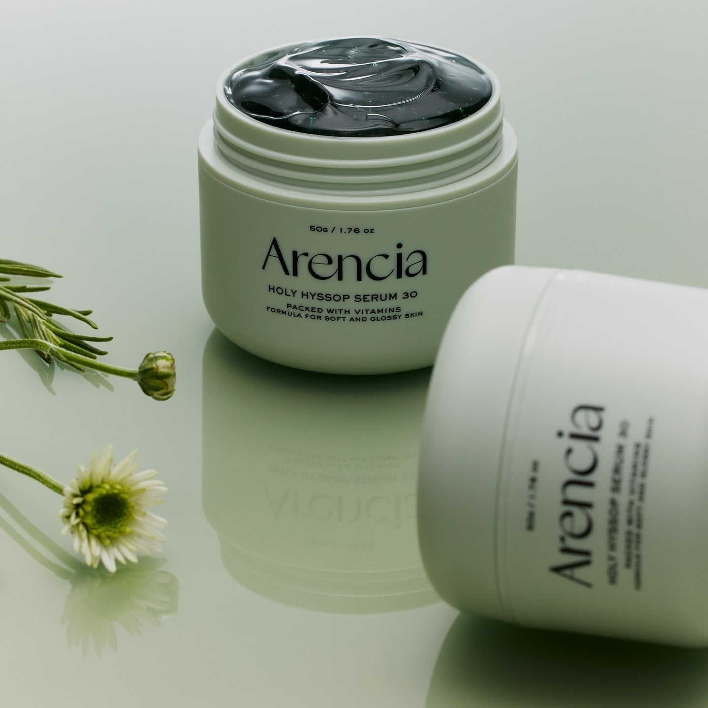 Arencia Holy Hyssop Serum - 30ml/50g Anti-Aging Face Serum with Natural Ingredients for Glowing Skin | Perfect for Night Routine & Daily Skincare Regimen