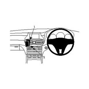 ClicOn No Holes Angled Dash Mount for Mercedes Benz CLS Class (2011-2019) - Secure Phone Holder for Easy Navigation & Hands-Free Driving