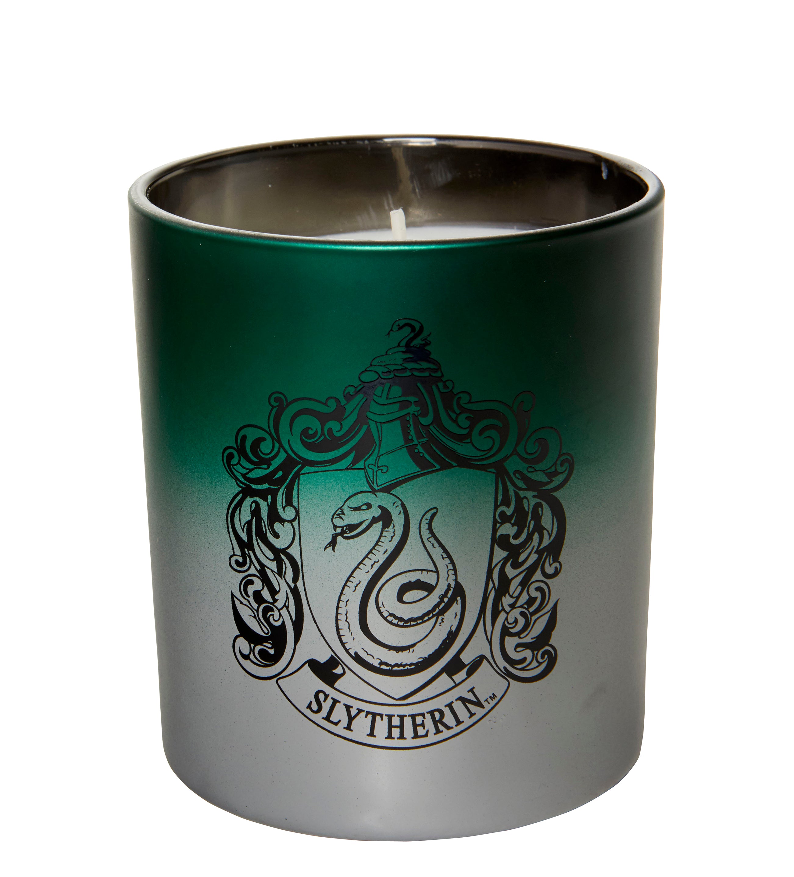 Harry Potter Slytherin Glass Candle - Handmade Scented Candle for Home Decor, Gift & Harry Potter Fans - Perfect for Bedroom, Living Room & Harry Potter Themed Parties