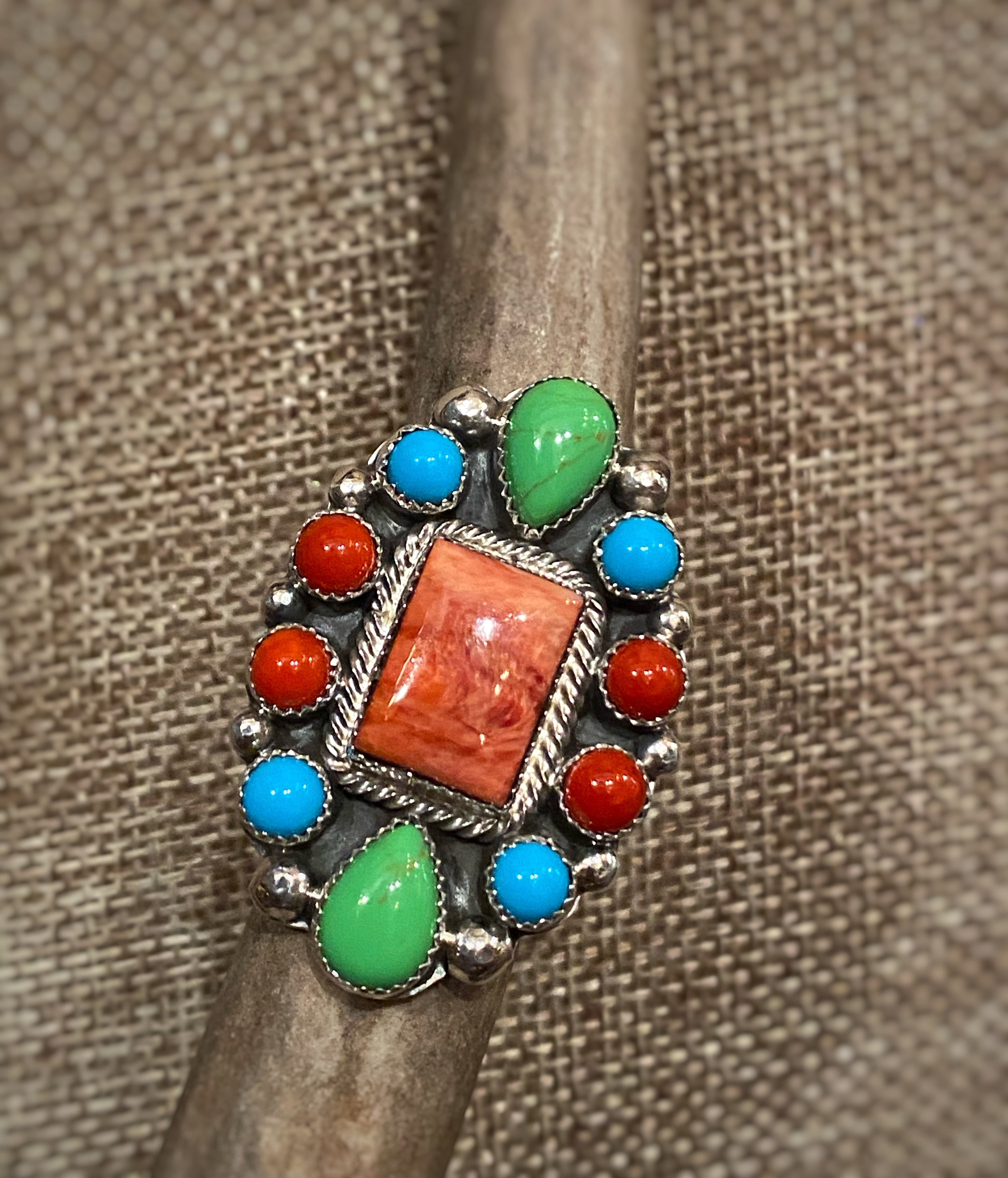 Multi Stone Ring #7 - Elegant Stackable Gemstone Ring for Women | Perfect for Everyday Wear, Parties & Gifts