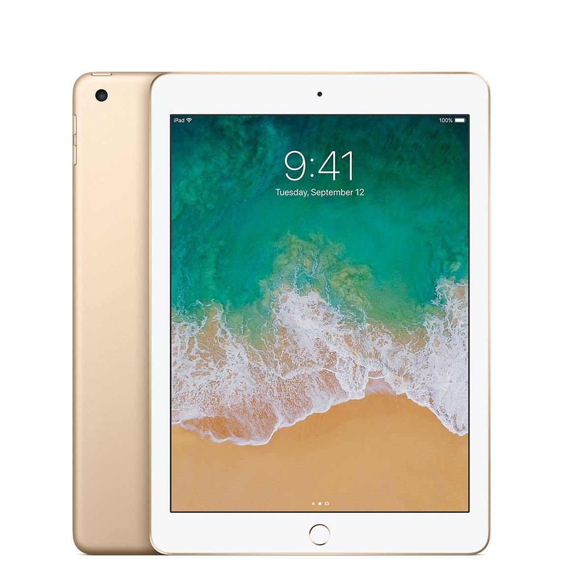Apple iPad 5th Generation 9.7-inch 32GB Wi-Fi Tablet (Gold) - Perfect for Work, Study & Entertainment