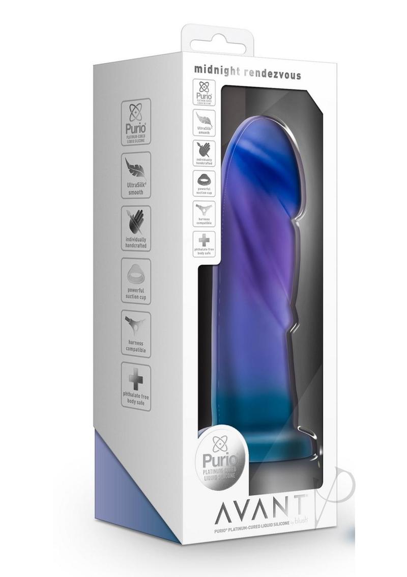Premium Silicone Dildo - Avant Midnight Rendezvous in Ocean Blue | Realistic Feel, Body-Safe Material for Solo Play & Couples Use | Perfect for Sensual Exploration & Spicing Up Your Sex Life