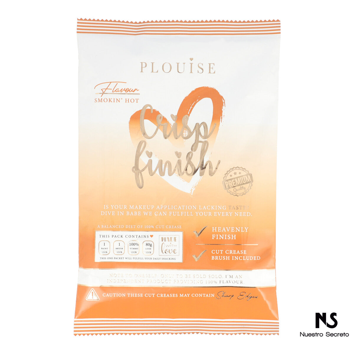 P.Louise Crisp Finish Cosmetic Paint - Smokin Hot Eyeshadow Palette for Professional Makeup | Perfect for Daytime Glam & Nighttime Looks