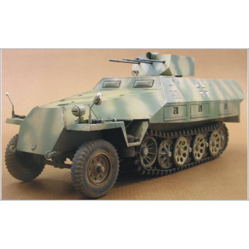 1/35 Scale German Sd.Kfz.25 Ausf.D Drilling Military Vehicle Model Kit - AFV 35082 - Perfect for WWII Collectors & Diorama Building