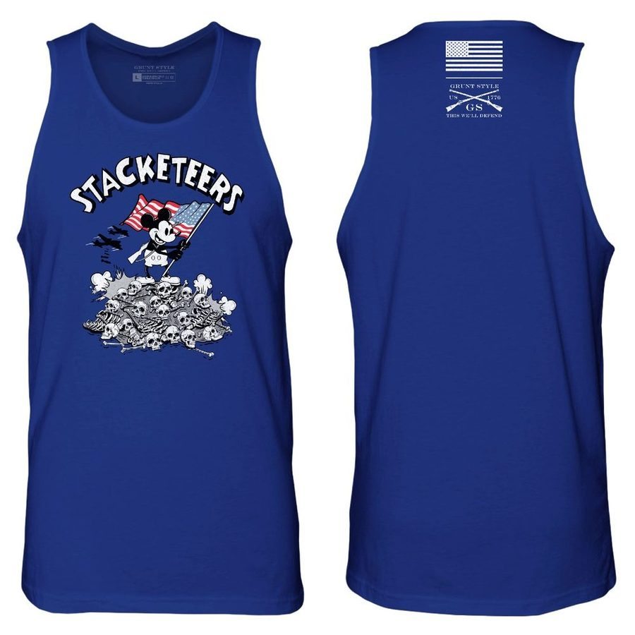Stacketeers Women's Royal Blue Tank Top - Soft Breathable Casual Wear for Gym, Yoga & Everyday Outfits