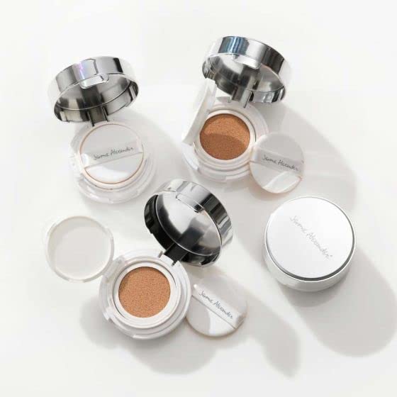 Jerome Alexander AirCushion Concealer with Skincare Benefits | Buildable Full Coverage Concealer for All Skin Types | Smooth, Non-Cakey Formula with Anti-Aging Properties - Dark/Medium Shade | Perfect for Daily Makeup & Dark Circle Correction