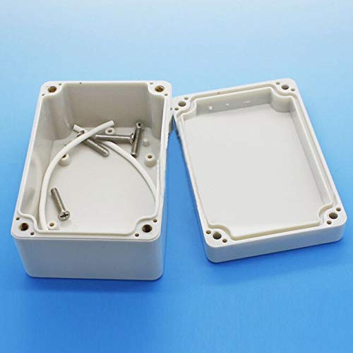 Waterproof Plastic Enclosure Box 100x68x50mm - Grey DIY Electrical Case for Projects & Instruments