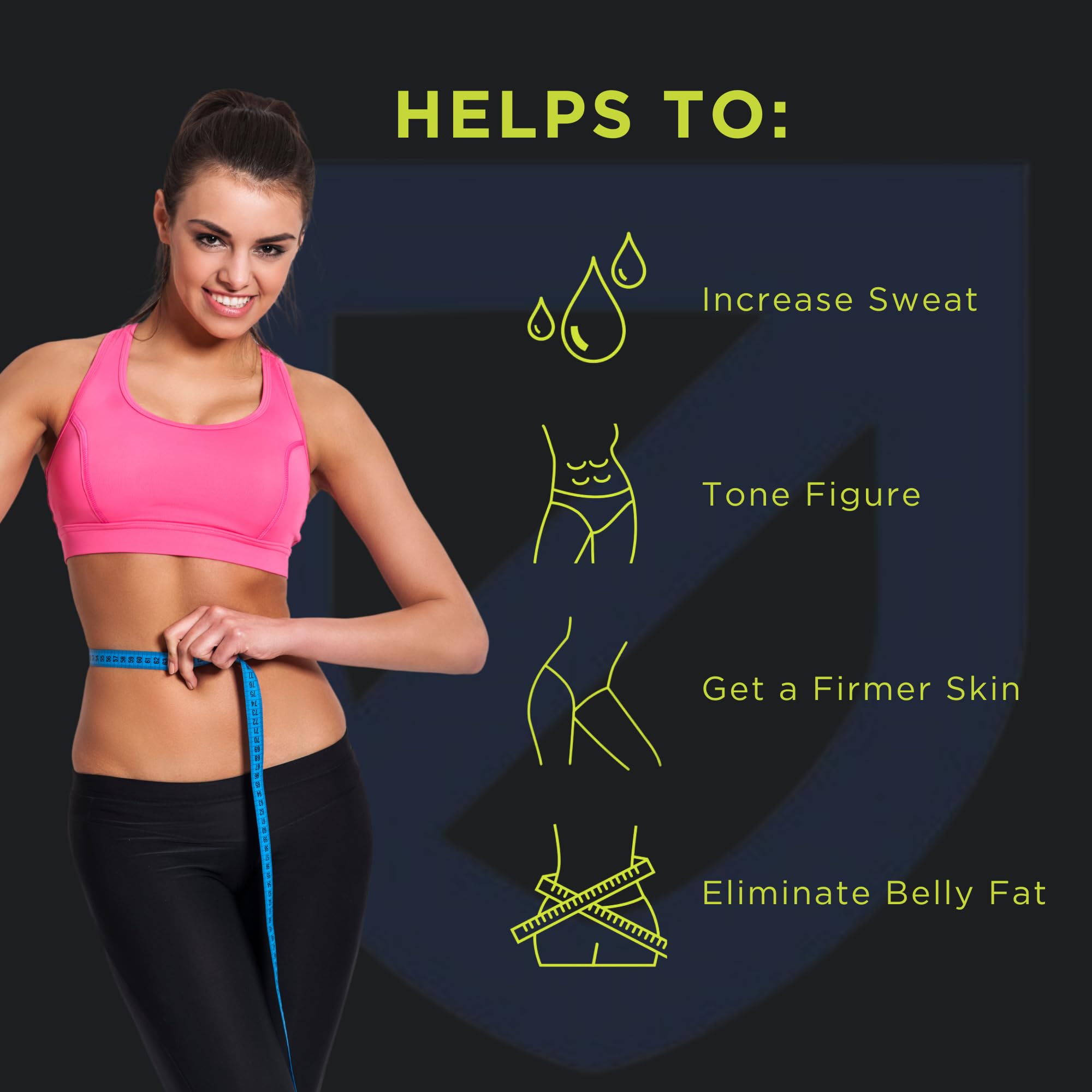 Premium Sweat Enhancer Cream for Workouts - Hot Cream with Caffeine, Gotu Kola & Collagen to Boost Sweat, Circulation & Performance - Pre-Workout Enhancer for Gym & Fitness (7 Oz) - Ideal for Athletes & Bodybuilders