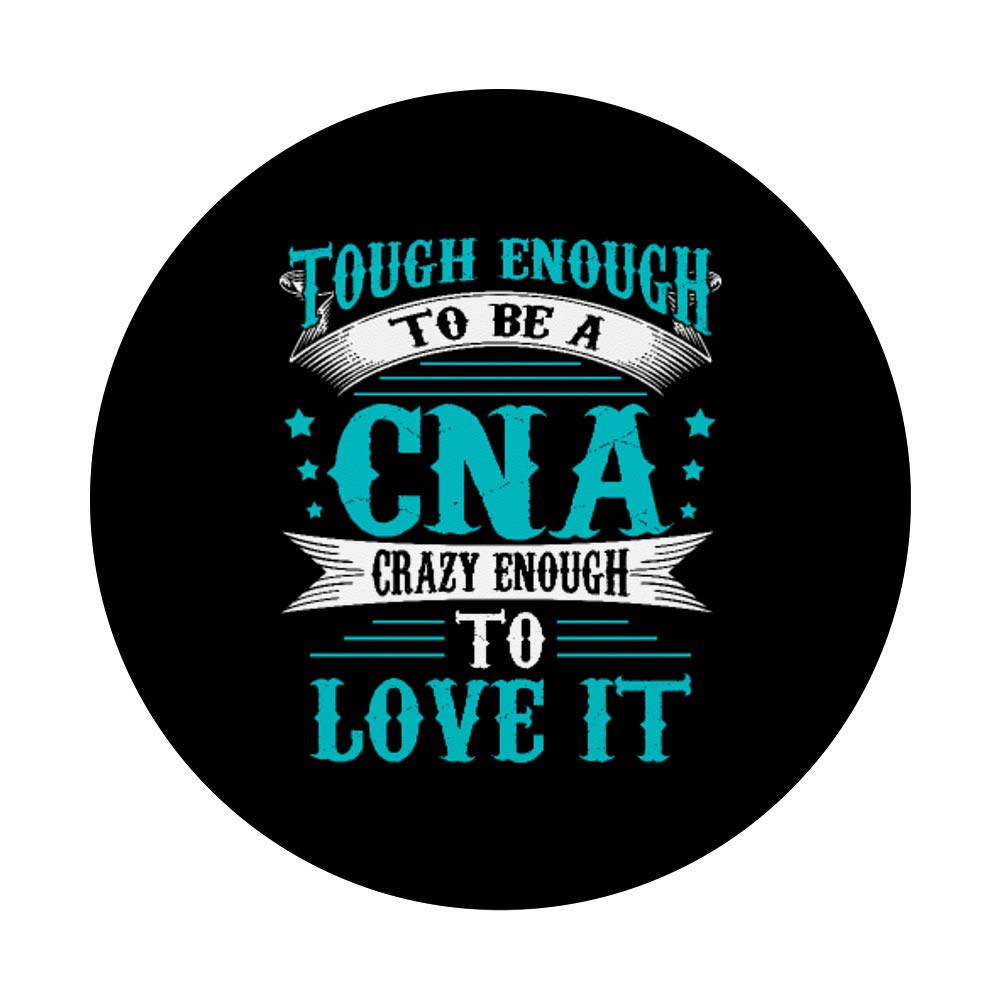 Funny CNA PopSockets Phone Grip & Stand - Expandable Phone Holder for iPhone, Samsung & Tablets - Perfect for Nurses, Healthcare Workers & Medical Students