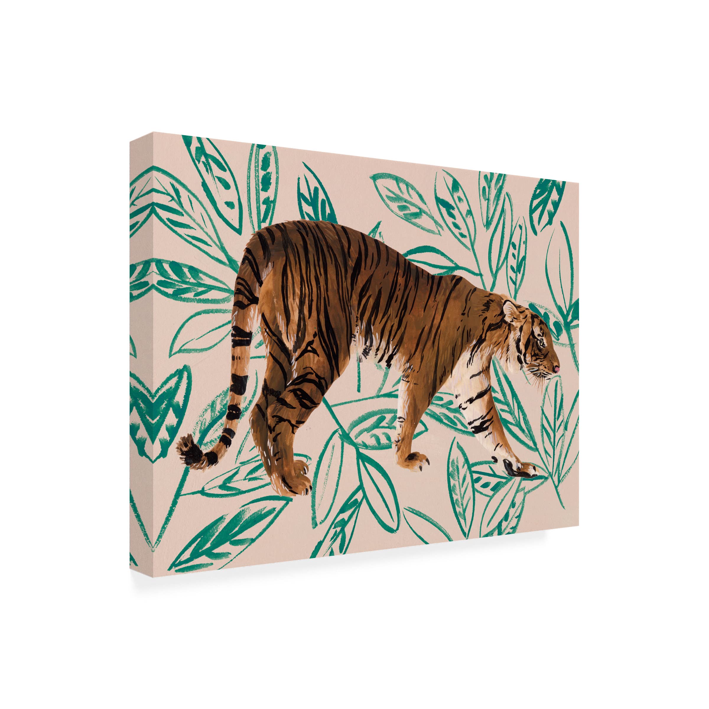 Trademark Fine Art 'Siberian Tiger I' Canvas Wall Art by Melissa Wang - Perfect for Living Room, Bedroom & Office Decor