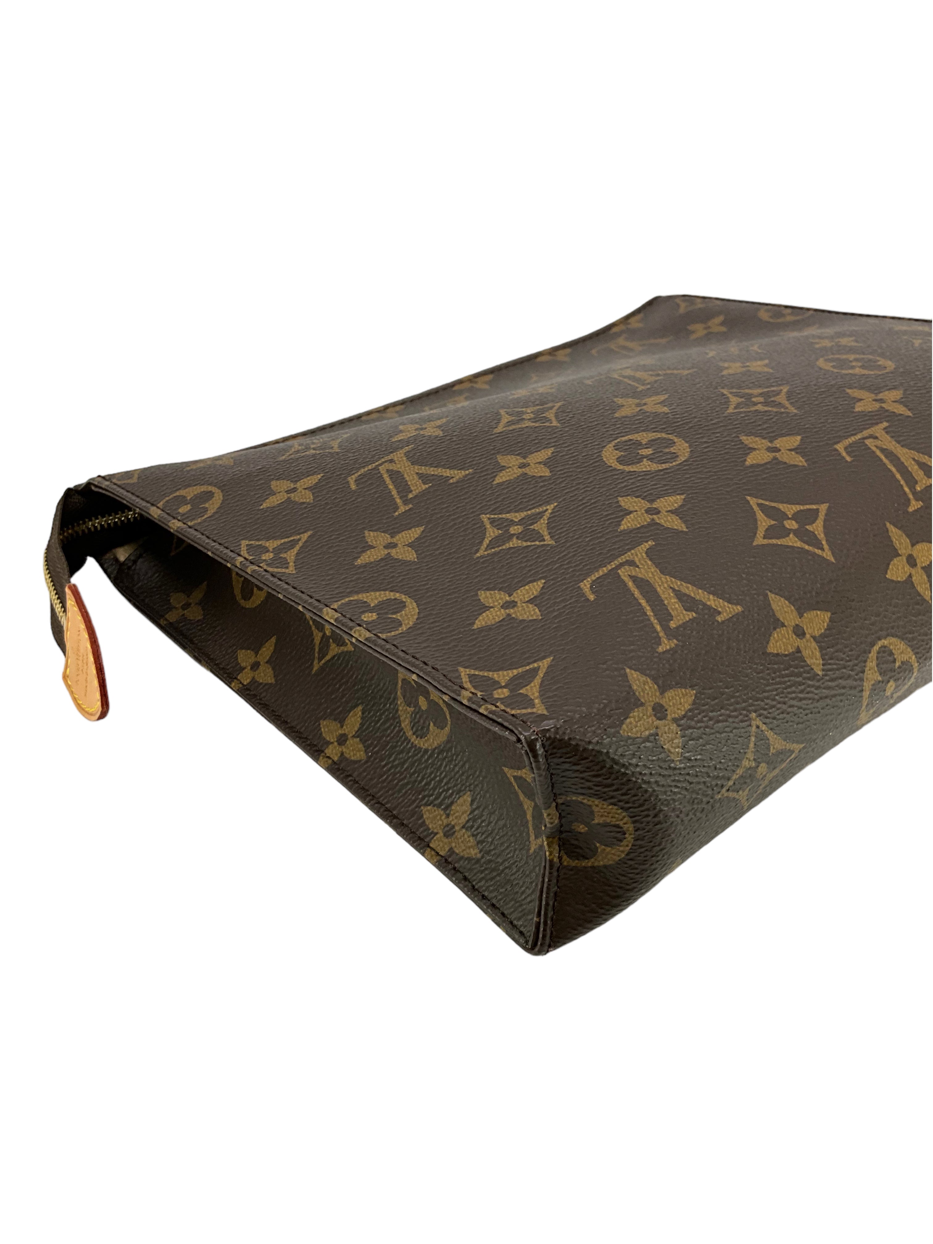 Louis Vuitton Monogram Canvas Toiletry Pouch 26 - Luxury Travel Cosmetic Bag for Women & Men | Perfect for Makeup, Toiletries & Travel Essentials | Ideal Gift for Holidays & Business Trips