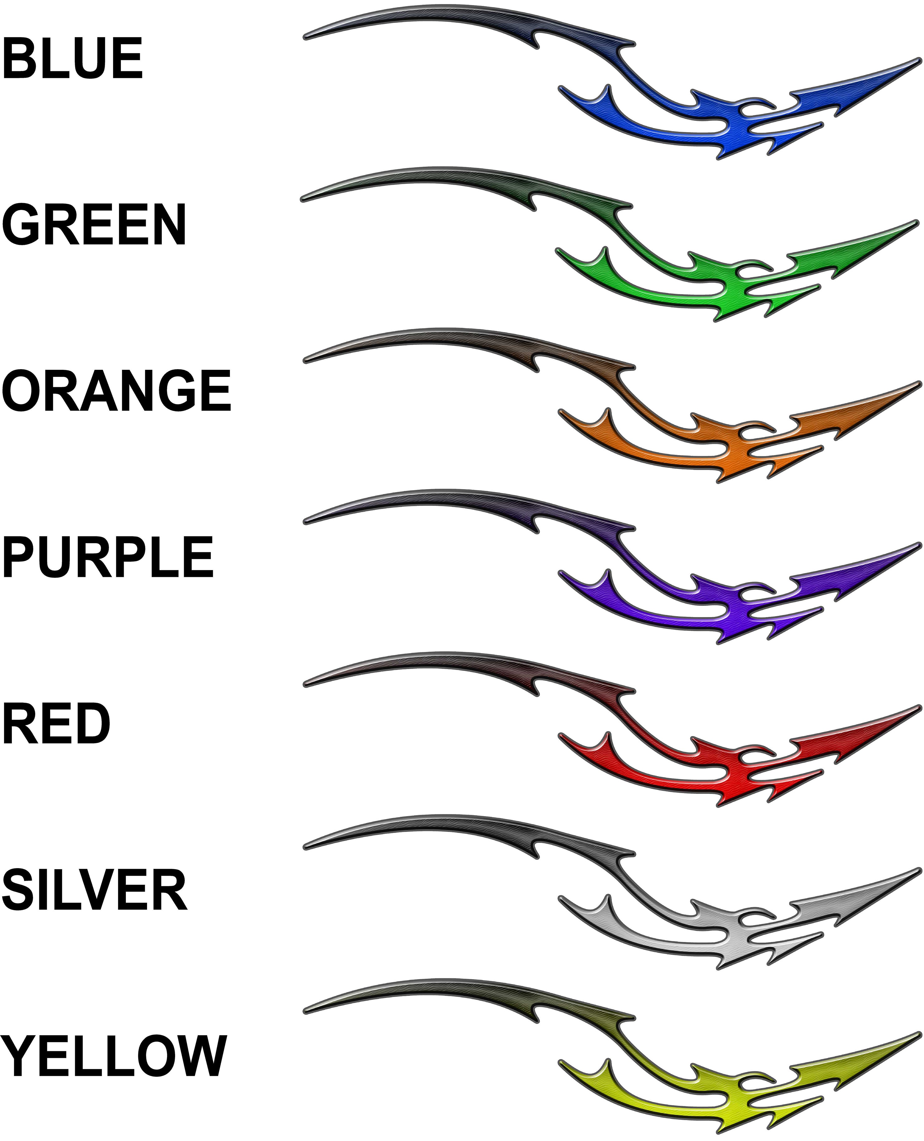 Dragon Tail Vehicle Vinyl Side Decals - Premium Car Stickers for Cars, Trucks & SUVs - Waterproof & UV Resistant - Perfect for Customizing Your Ride & Expressing Personality